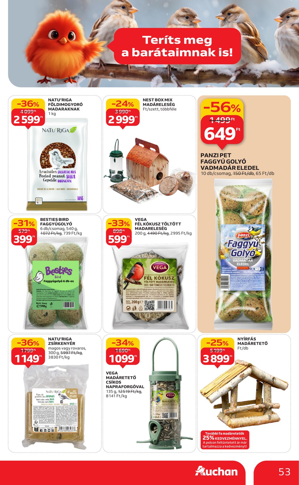 Auchan akciós újság 2025.11.20-tól - 53. oldal.