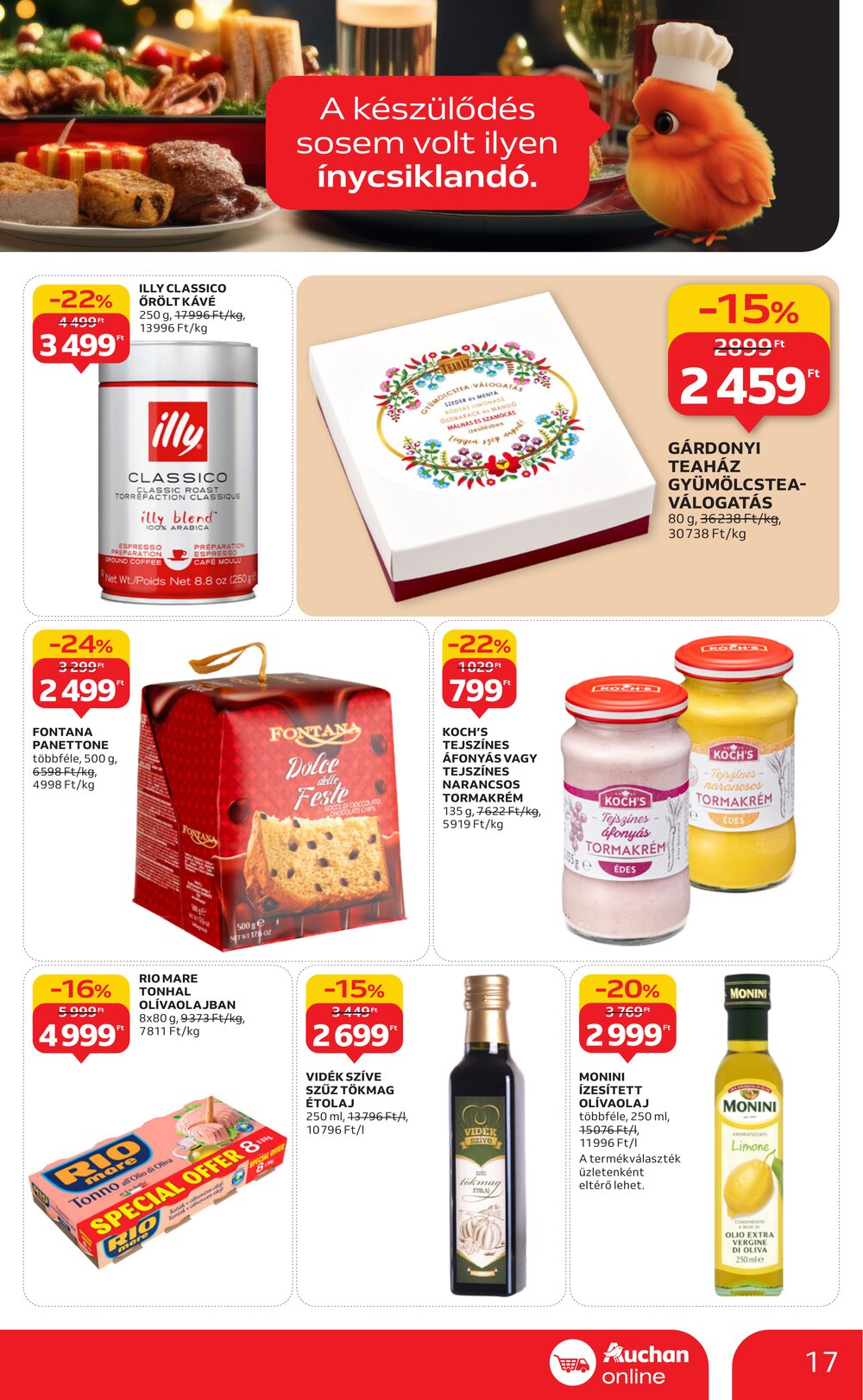 Auchan akciós újság 2025.11.20-tól - 17. oldal.