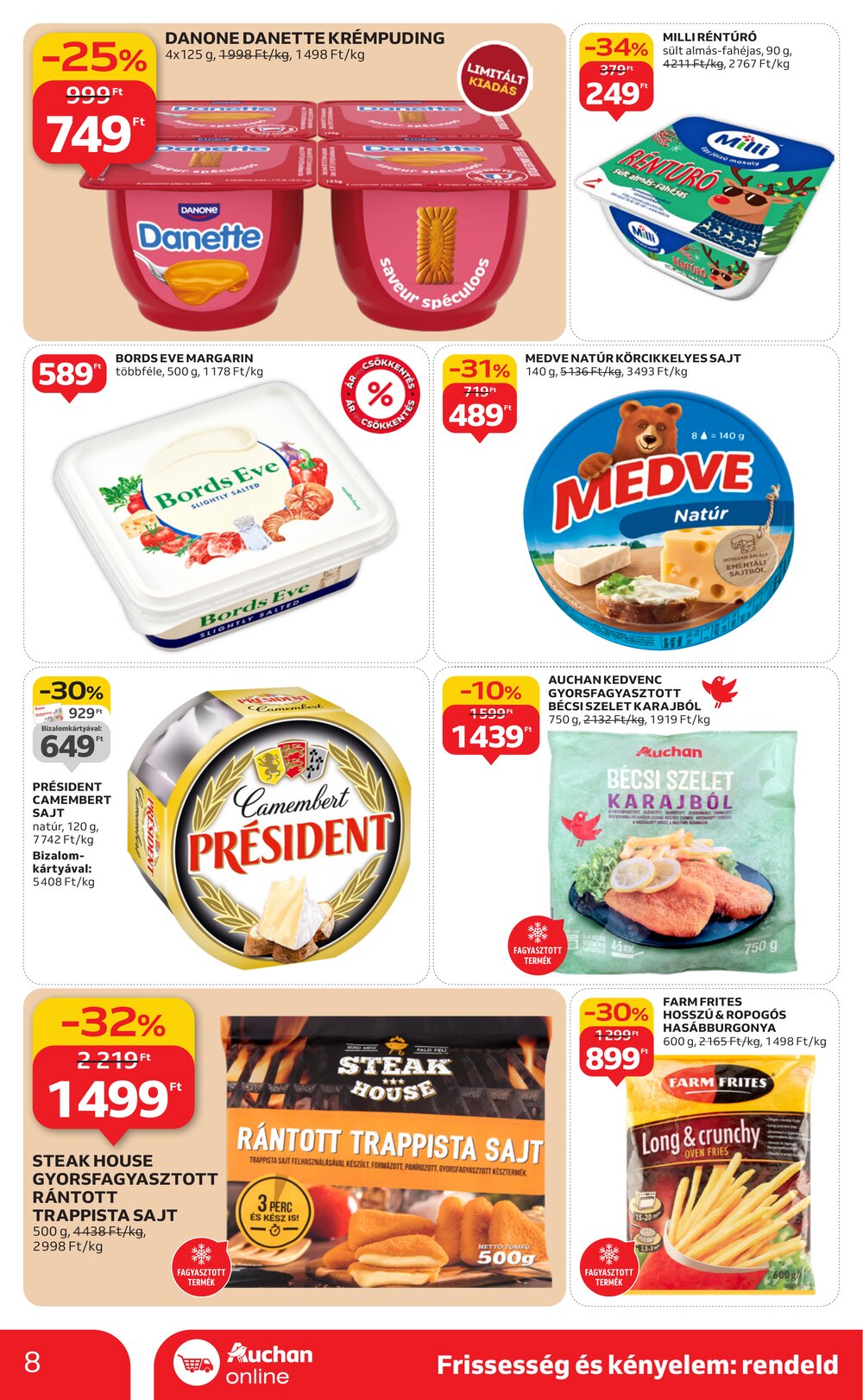 Auchan akciós újság 2025.11.20-tól - 8. oldal.