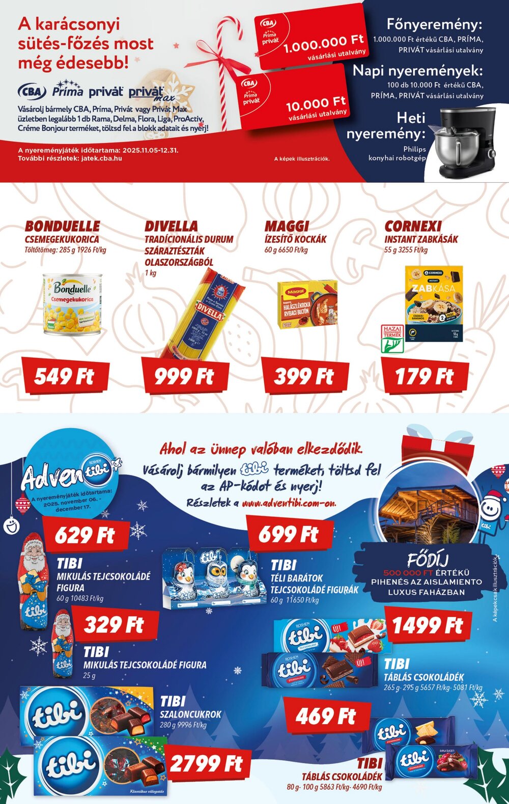 CBA akciós újság 2025.11.20-tól - 3. oldal.