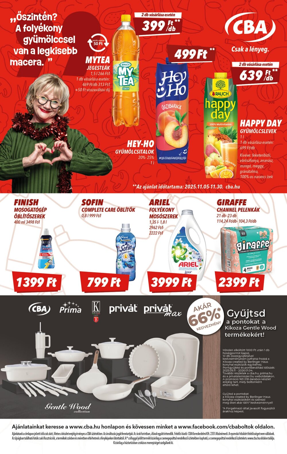 CBA akciós újság 2025.11.20-tól - 8. oldal.