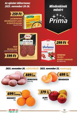 CBA akciós újság 2025.11.20-tól