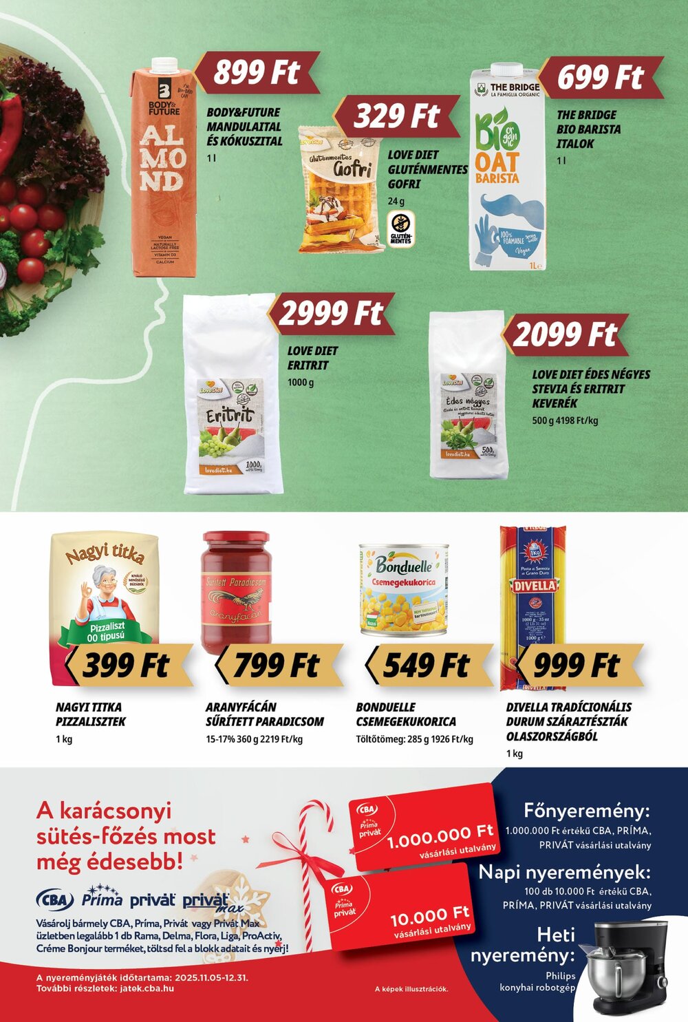 CBA akciós újság 2025.11.20-tól - 5. oldal.