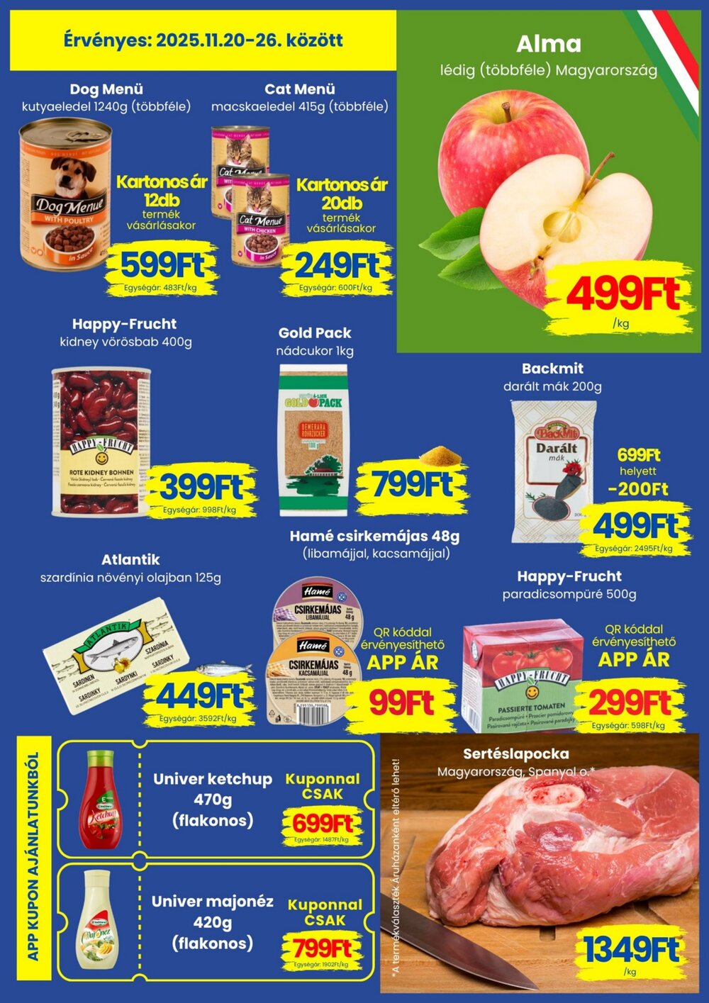 Magnetic áruházak akciós újság 2025.11.20-tól - 1. oldal.