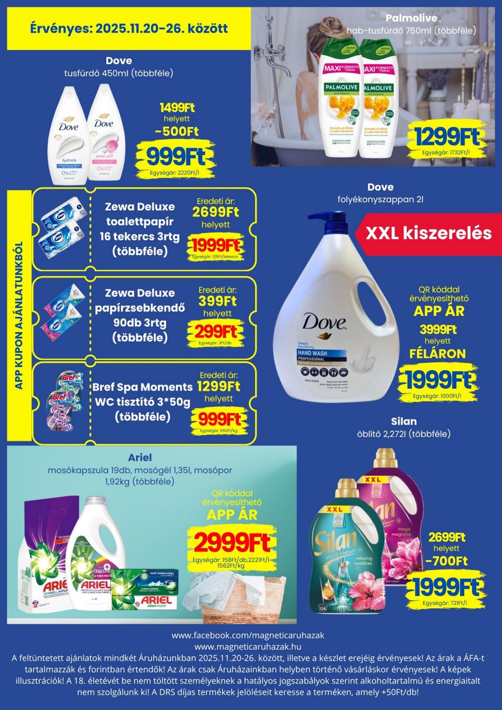 Magnetic áruházak akciós újság 2025.11.20-tól - 3. oldal.