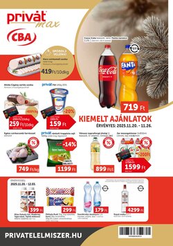 Privát akciós újság 2025.11.20-tól