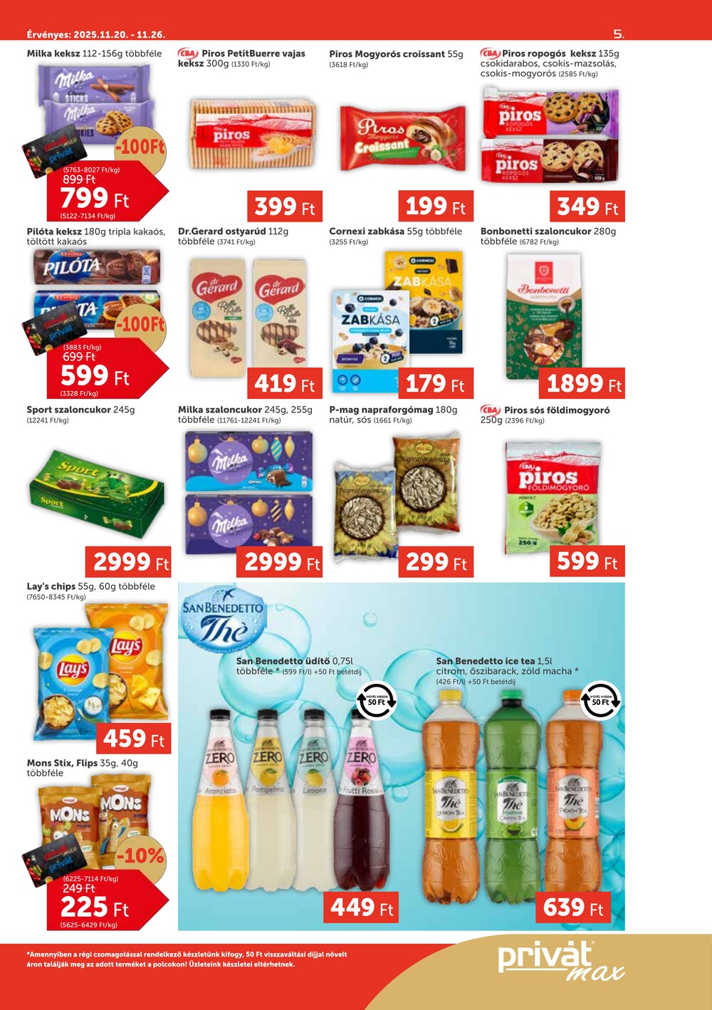 Privát akciós újság 2025.11.20-tól - 5. oldal.