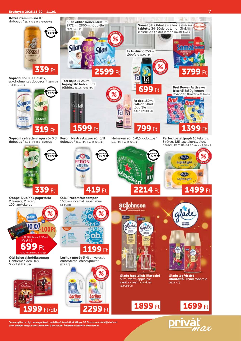 Privát akciós újság 2025.11.20-tól - 7. oldal.