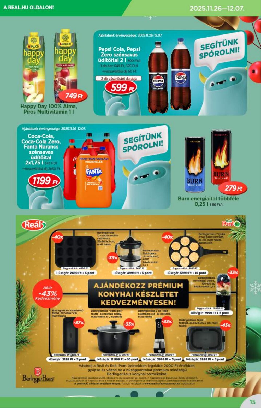 Reál akciós újság 2025.11.26-tól - 15. oldal.