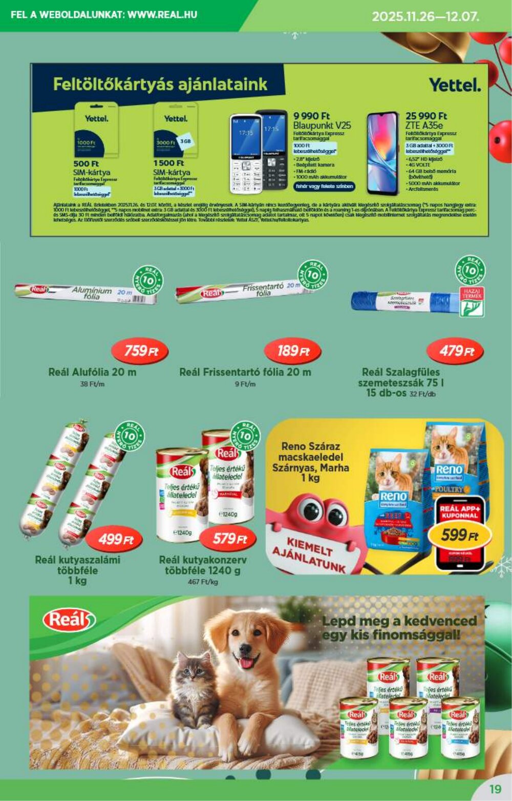 Reál akciós újság 2025.11.26-tól - 19. oldal.
