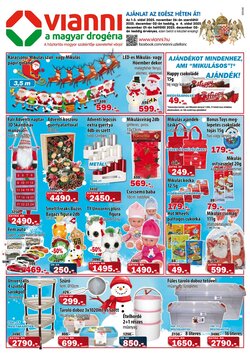Vianni drogéria akciós újság 2025.11.26-tól