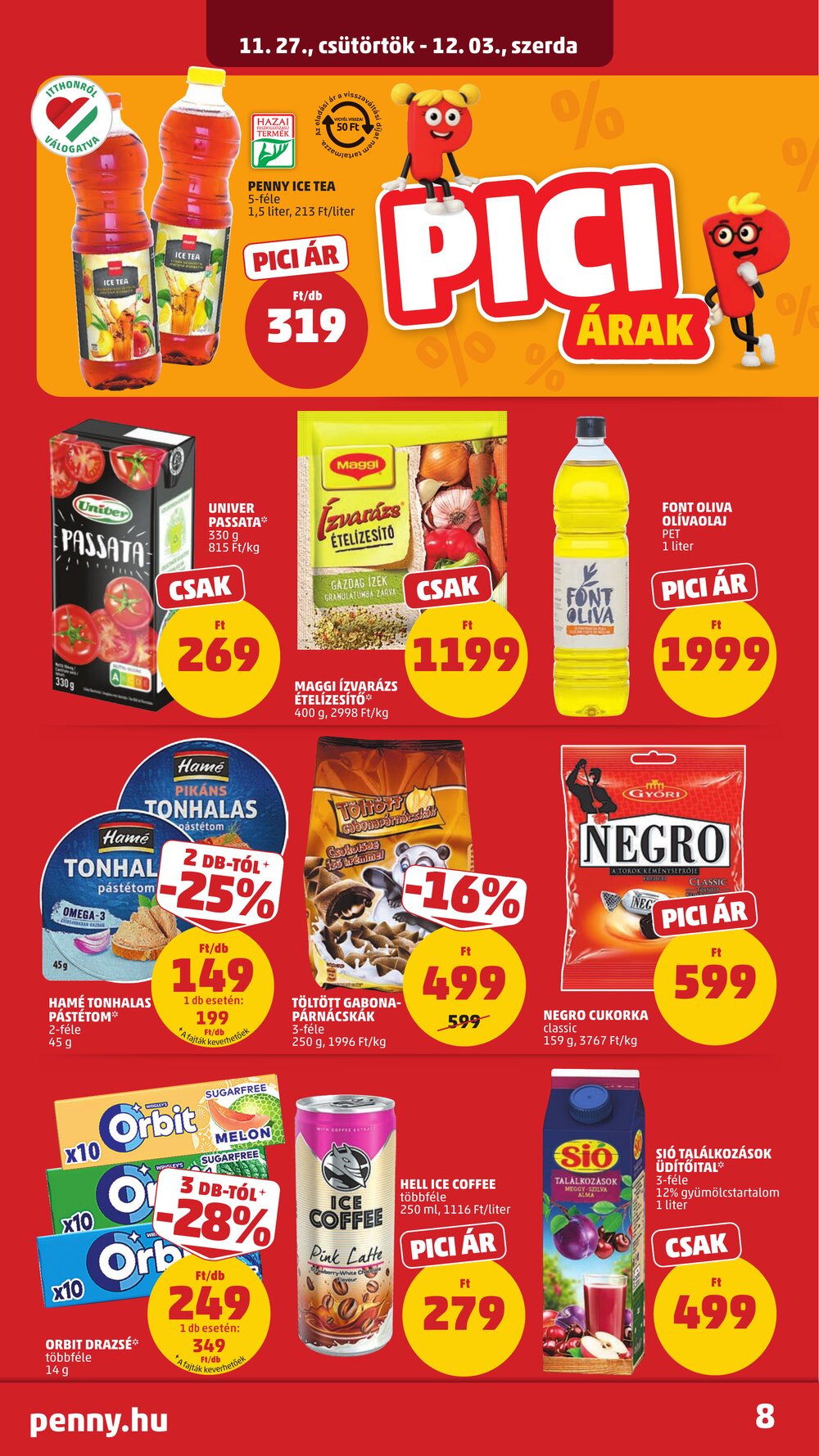 Penny Market akciós újság 2025.11.27-től - 12. oldal.