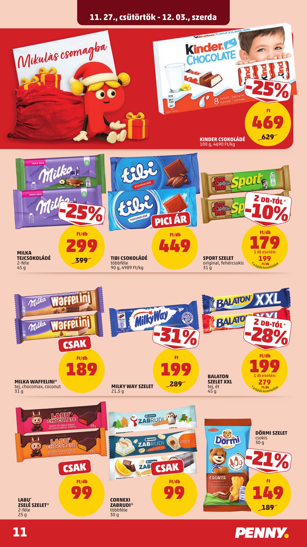 Penny Market akciós újság 2025.11.27-től - 15. oldal.