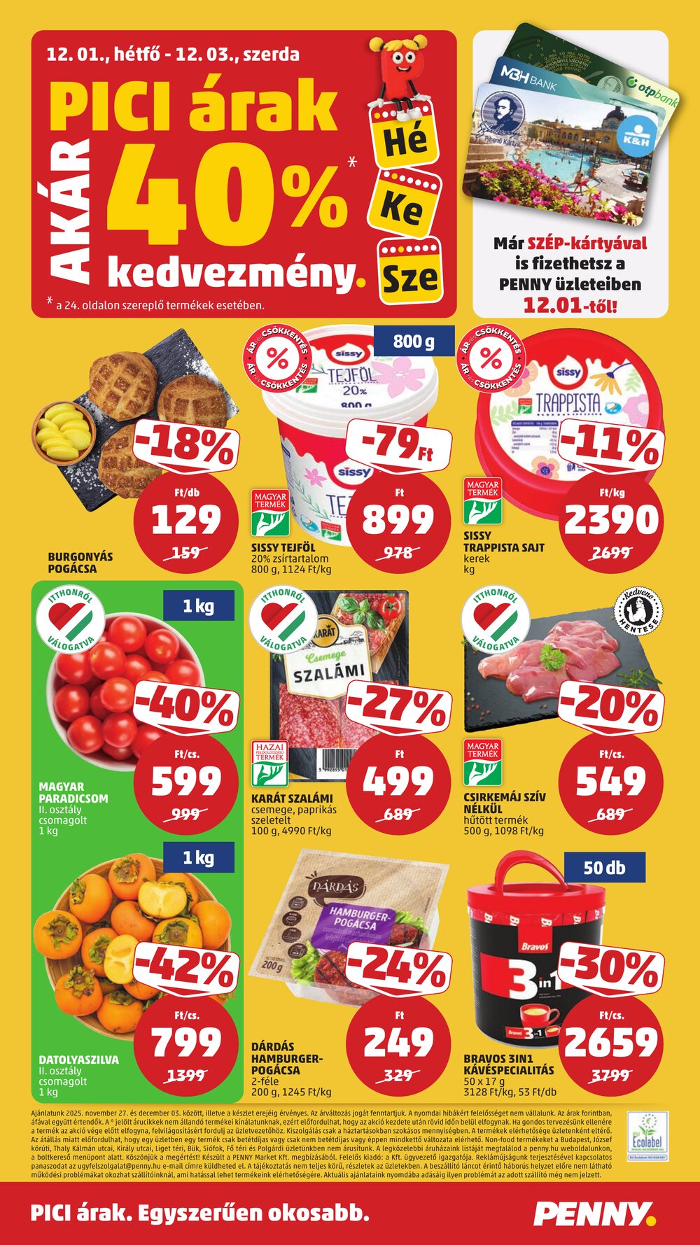 Penny Market akciós újság 2025.11.27-től - 28. oldal.