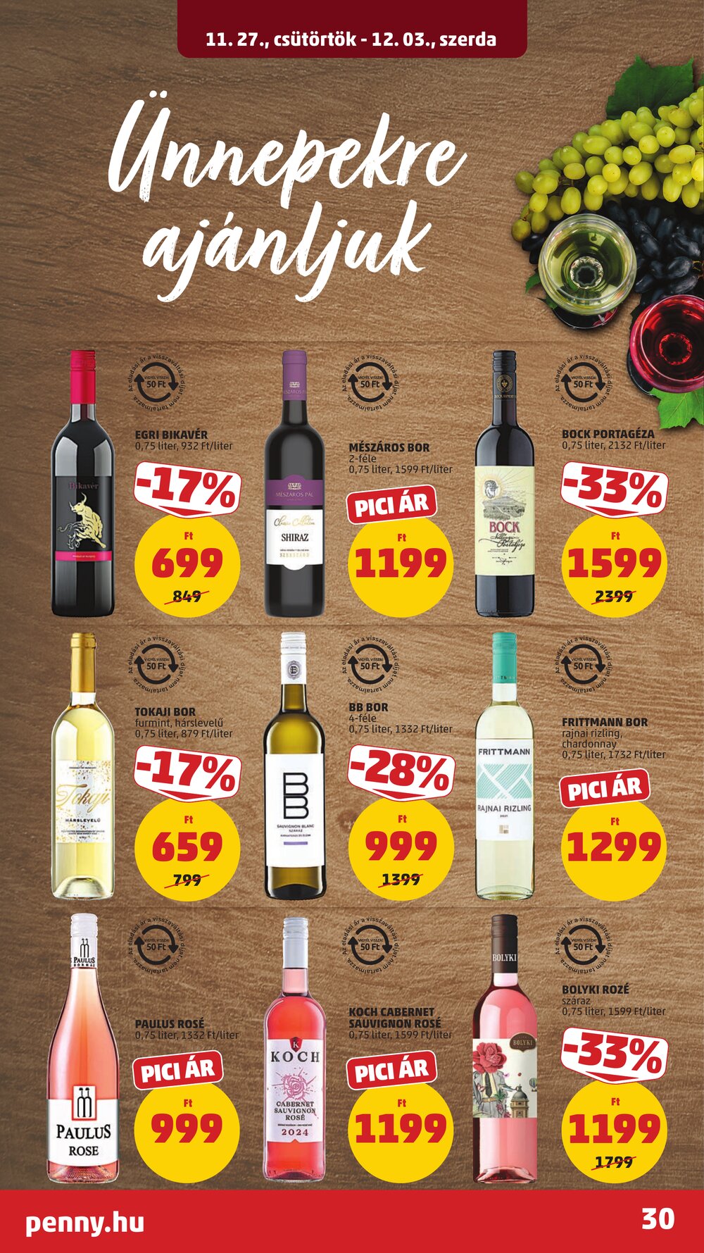 Penny Market akciós újság 2025.11.27-től - 34. oldal.