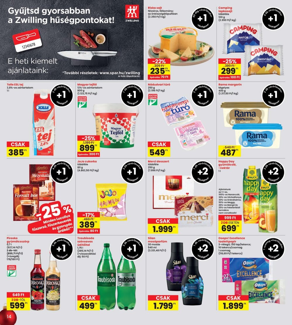 Interspar akciós újság 2025.11.27-től - 14. oldal.
