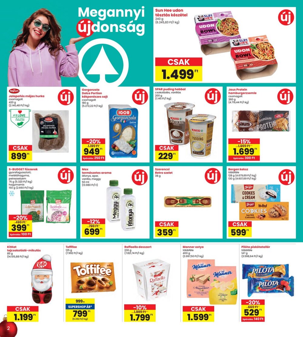 Interspar akciós újság 2025.11.27-től - 2. oldal.