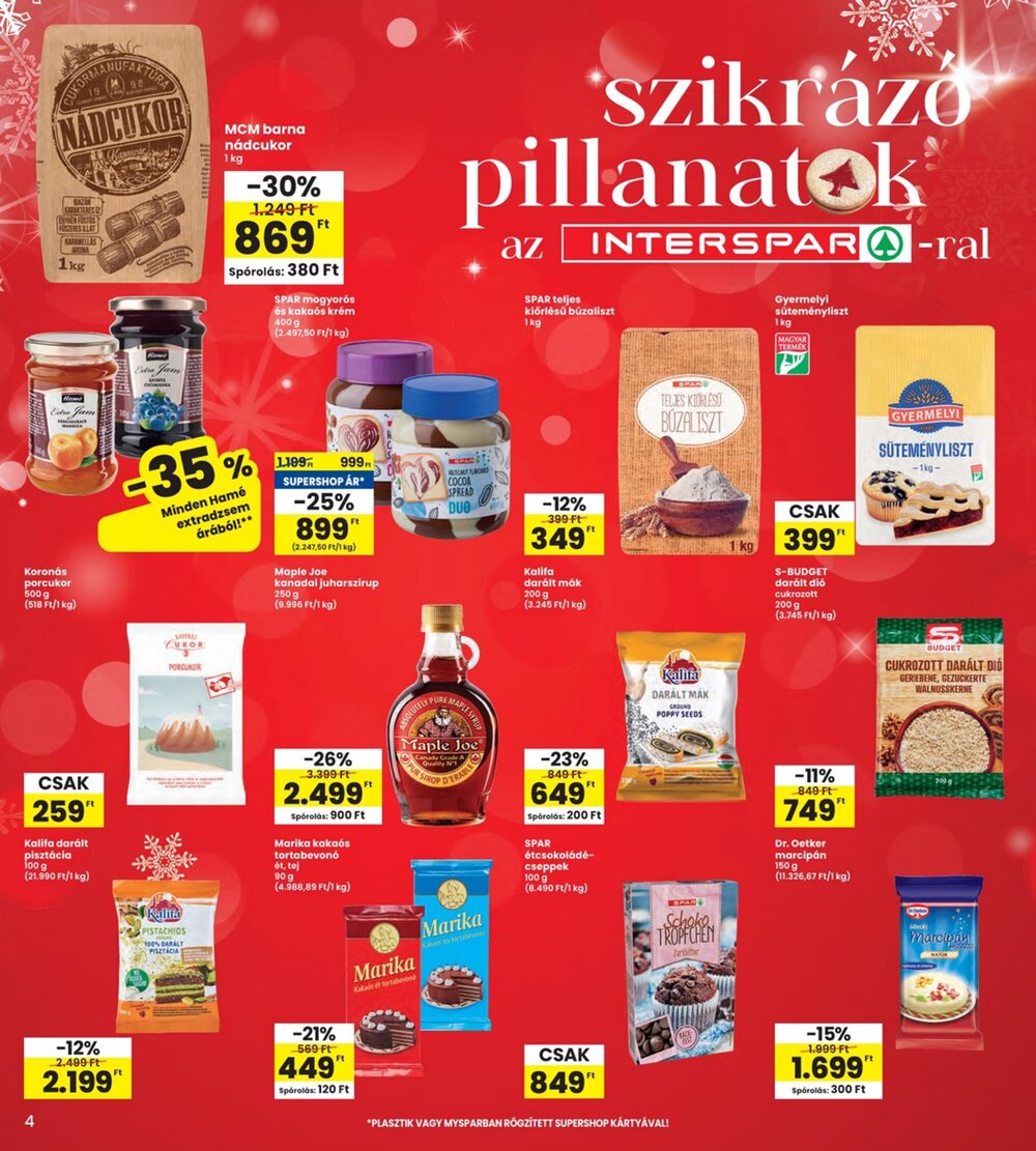 Interspar akciós újság 2025.11.27-től - 4. oldal.