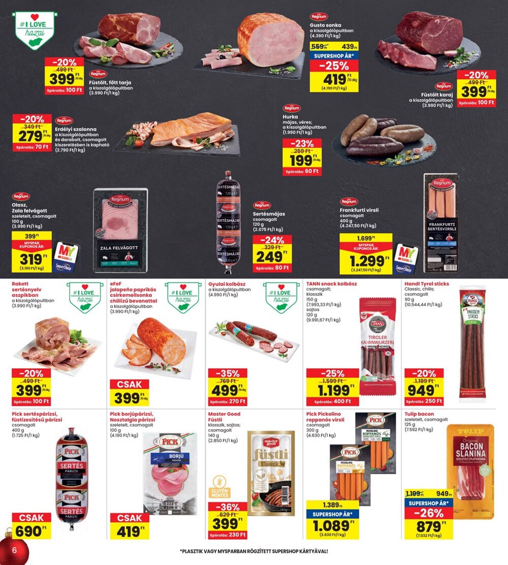 Interspar akciós újság 2025.11.27-től - 6. oldal.