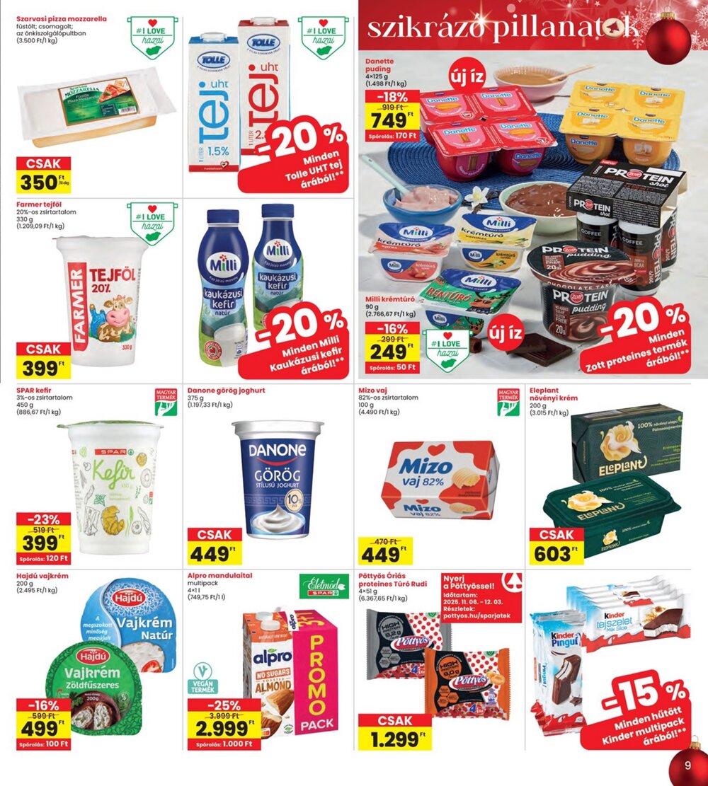 Interspar akciós újság 2025.11.27-től - 9. oldal.