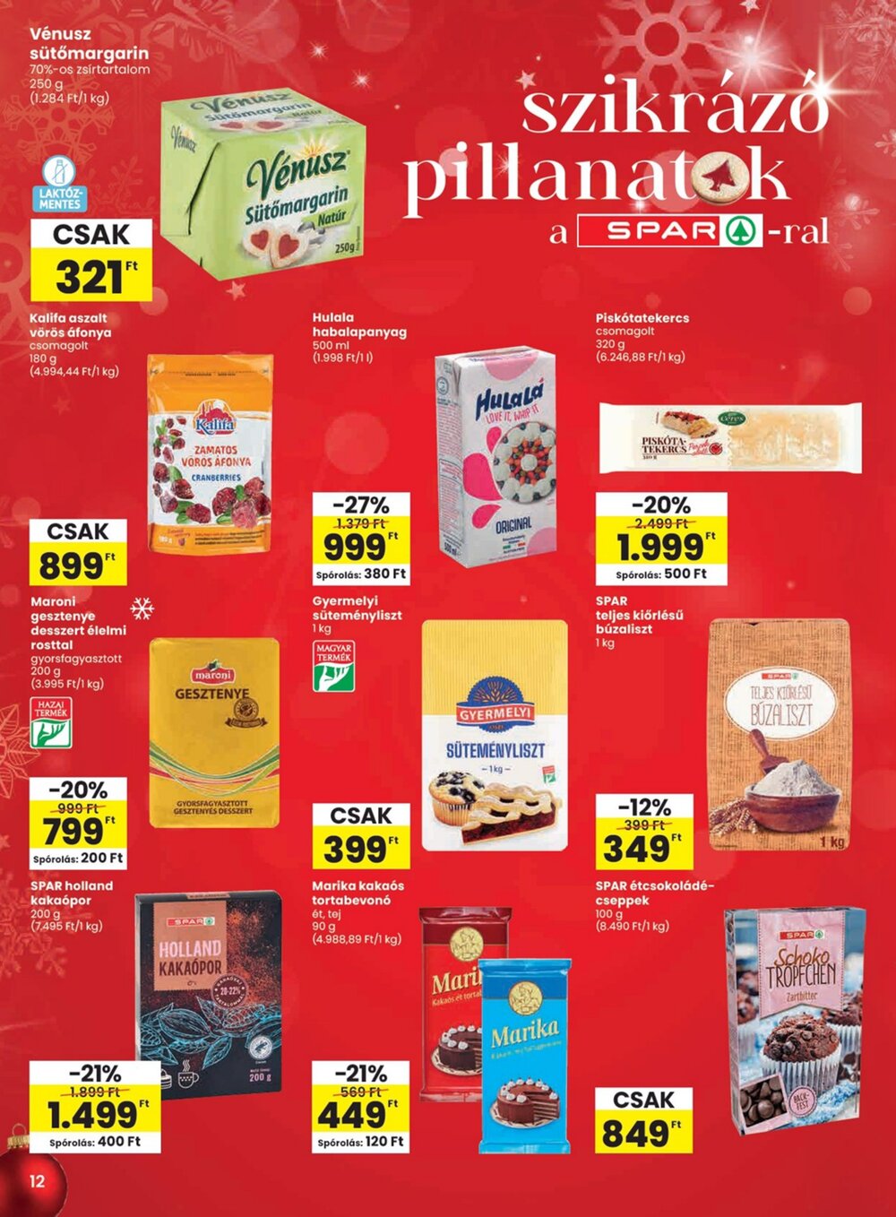 Spar akciós újság 2025.11.27-től - 12. oldal.