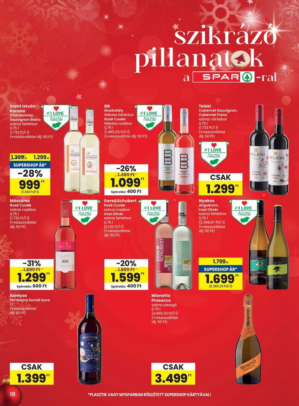 Spar akciós újság 2025.11.27-től - 18. oldal.