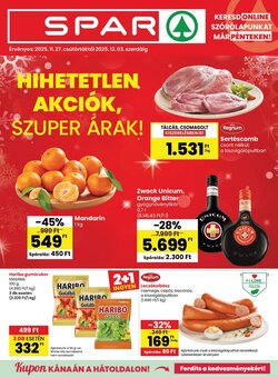 Spar akciós újság 2025.11.27-től