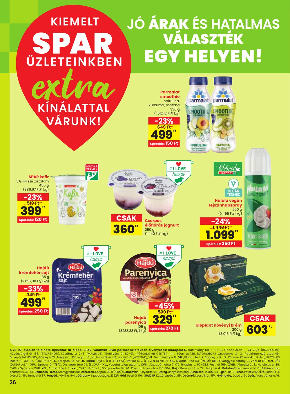 Spar Extra akciós újság 2025.11.27-től - 3. oldal.