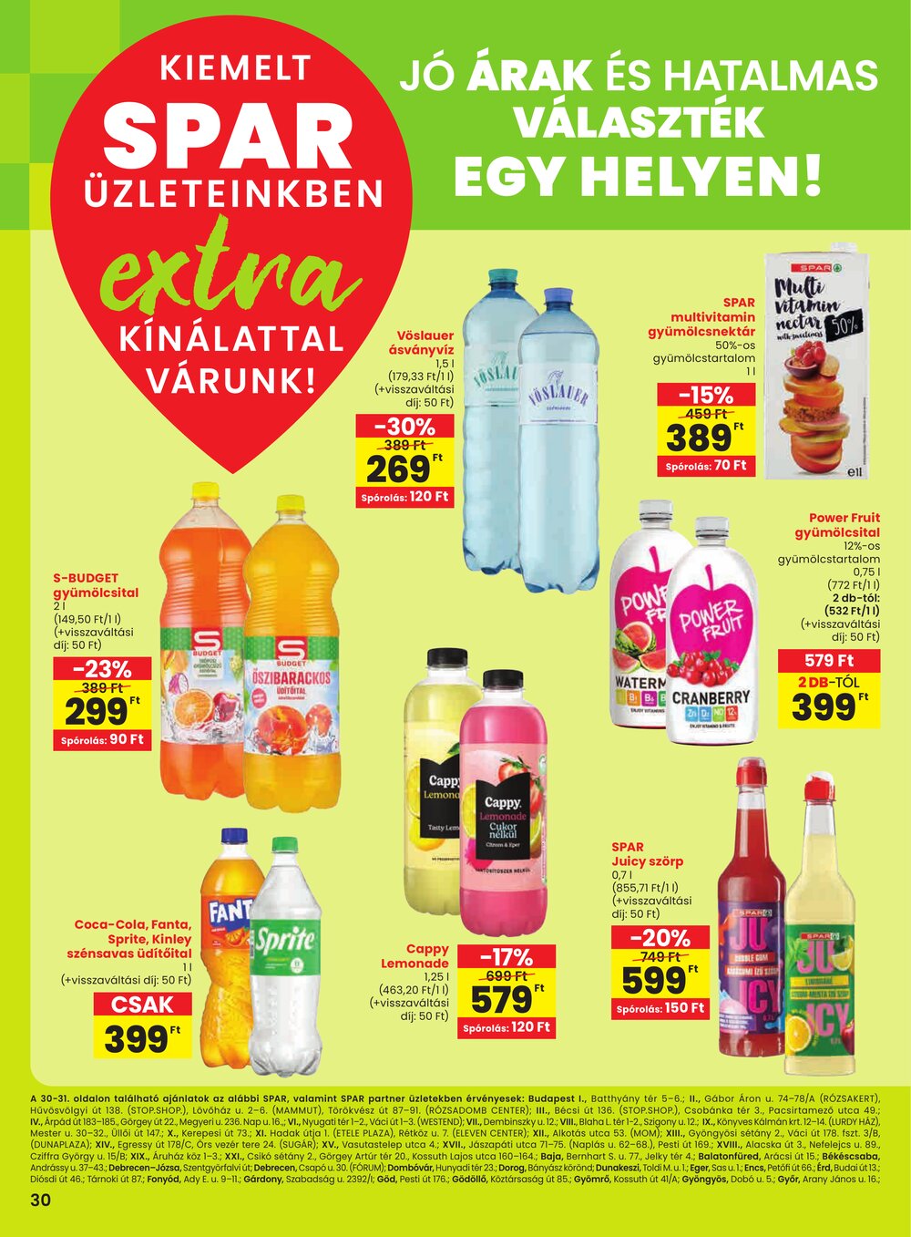 Spar Extra akciós újság 2025.11.27-től - 7. oldal.