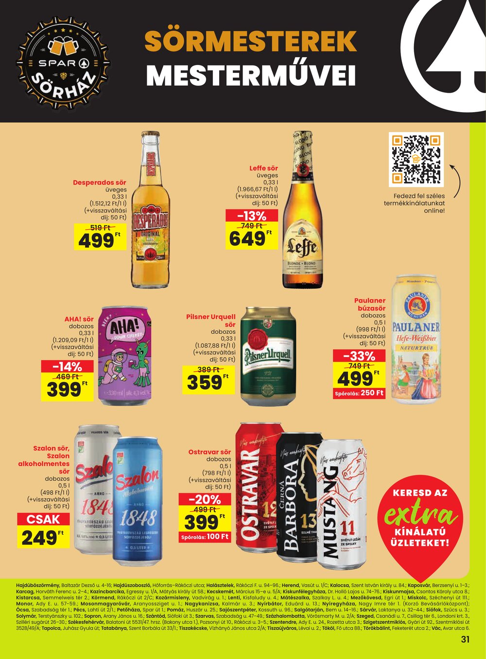 Spar Extra akciós újság 2025.11.27-től - 8. oldal.