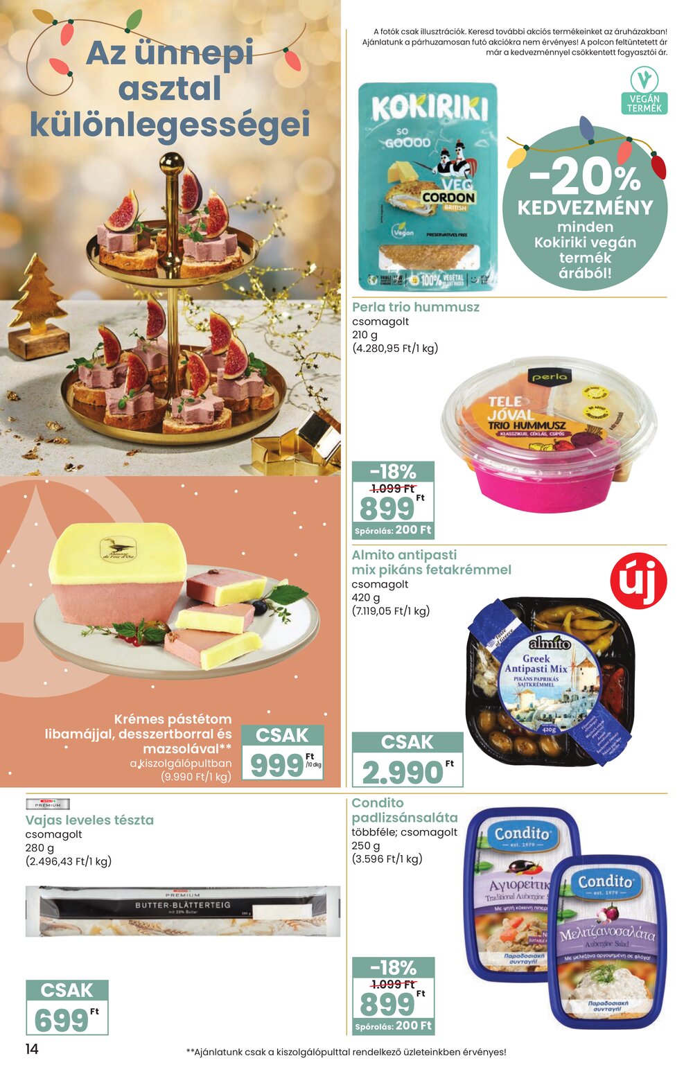 Spar akciós újság 2025.11.27-től - 14. oldal.