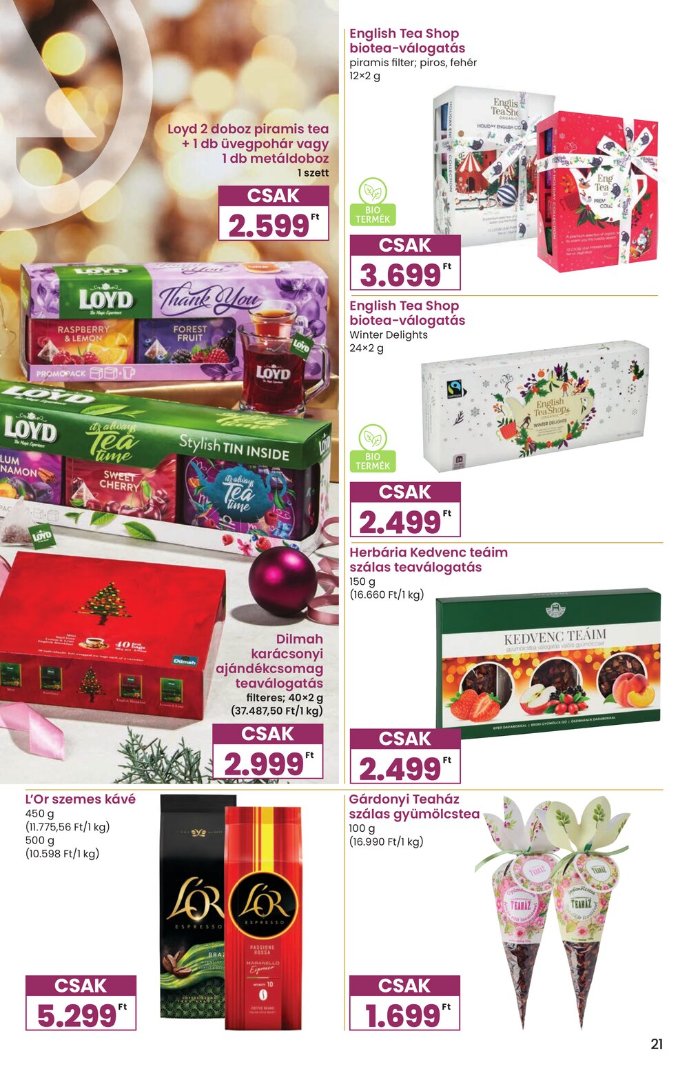 Spar akciós újság 2025.11.27-től - 21. oldal.