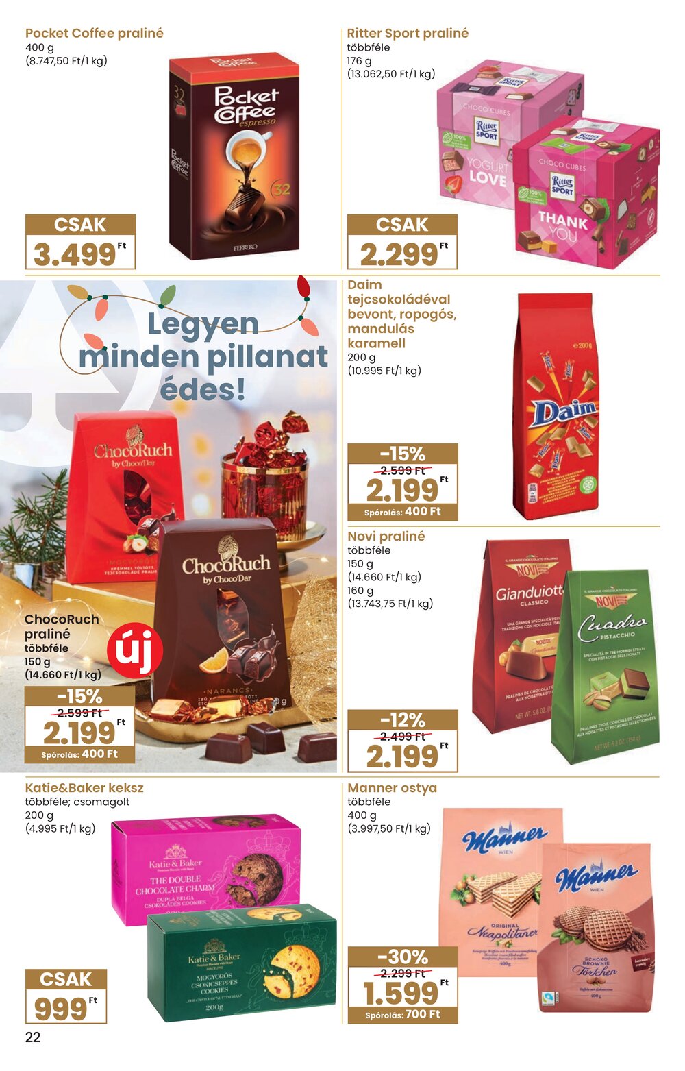 Spar akciós újság 2025.11.27-től - 22. oldal.