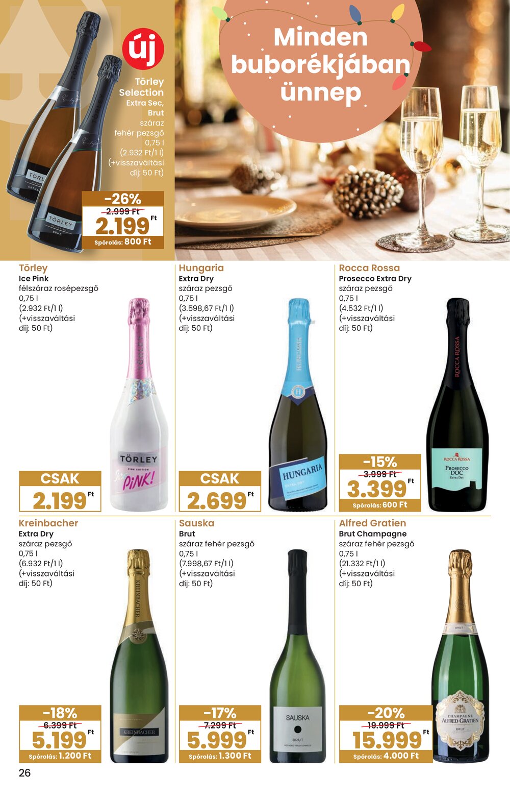 Spar akciós újság 2025.11.27-től - 26. oldal.