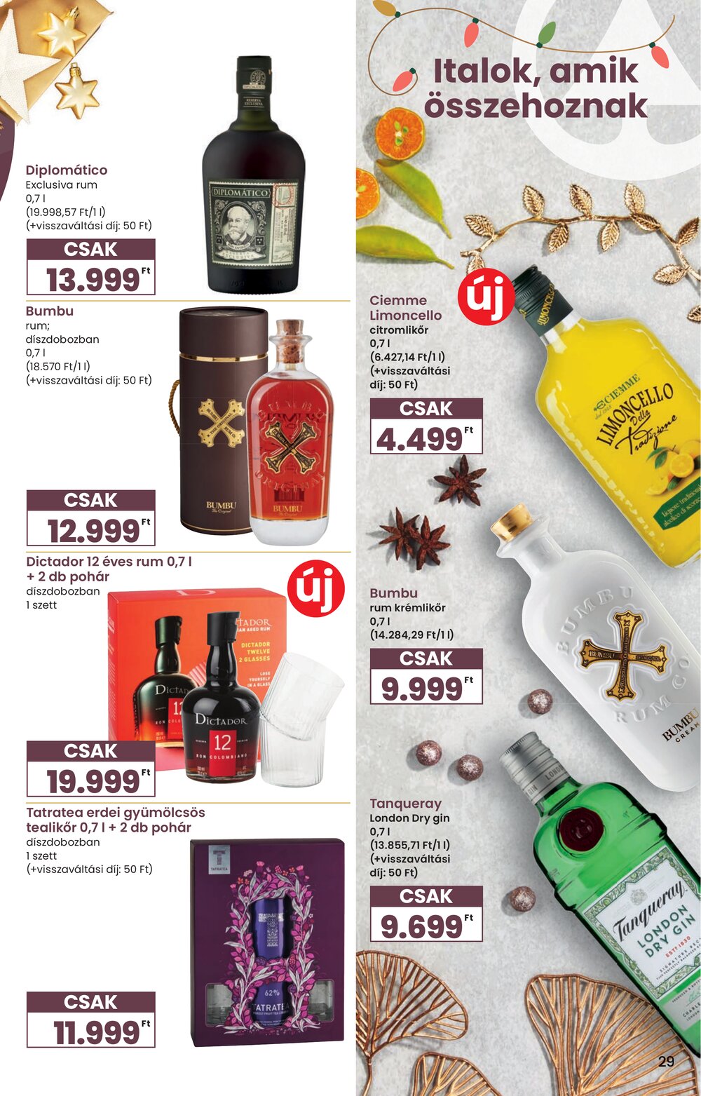 Spar akciós újság 2025.11.27-től - 29. oldal.