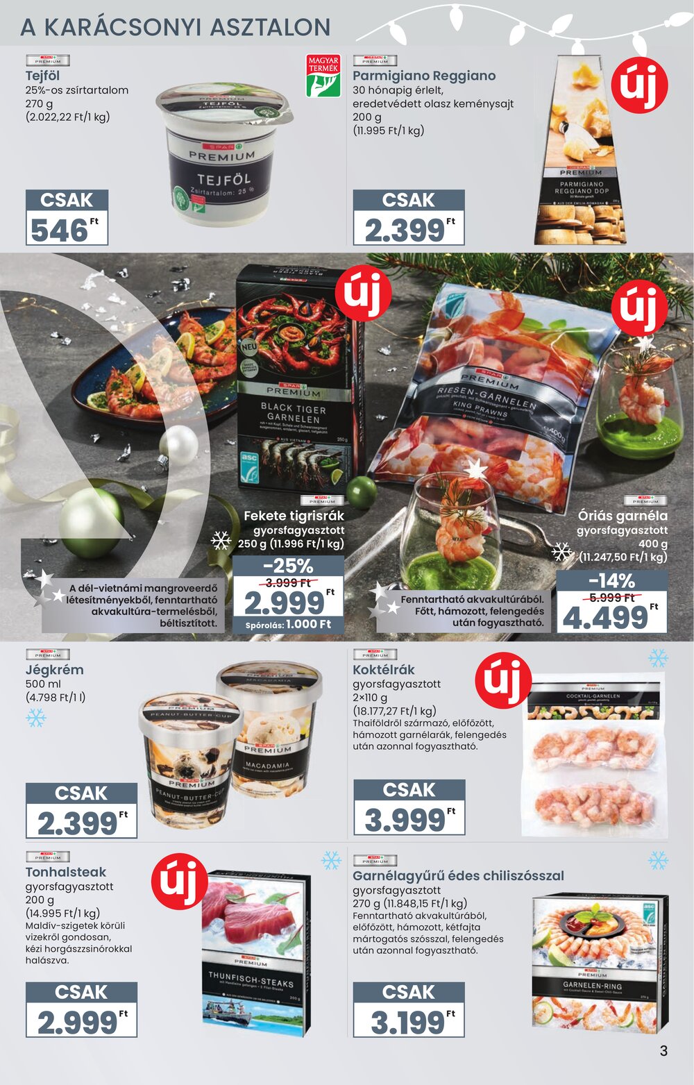 Spar akciós újság 2025.11.27-től - 3. oldal.