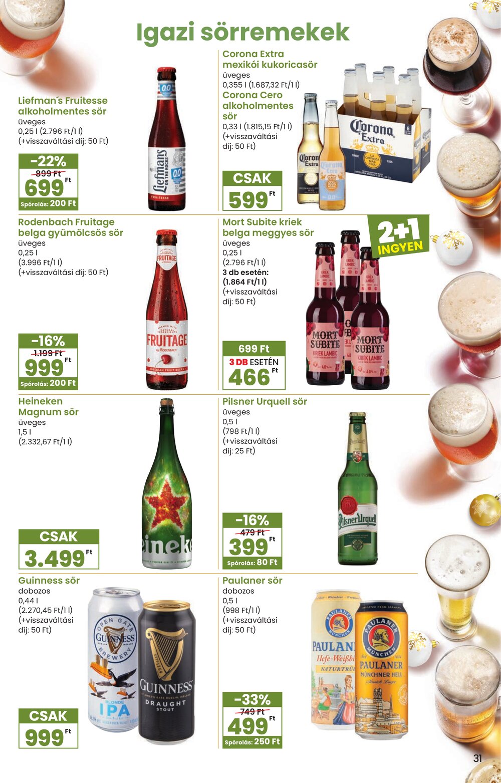 Spar akciós újság 2025.11.27-től - 31. oldal.