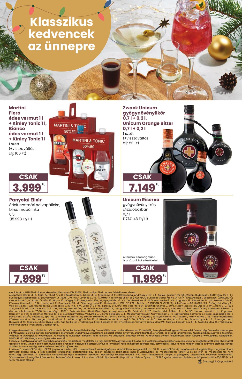 Spar akciós újság 2025.11.27-től - 32. oldal.