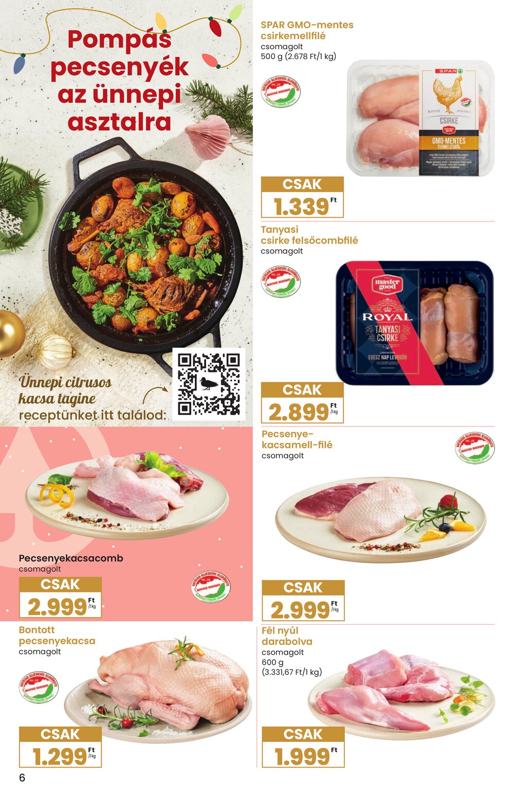 Spar akciós újság 2025.11.27-től - 6. oldal.