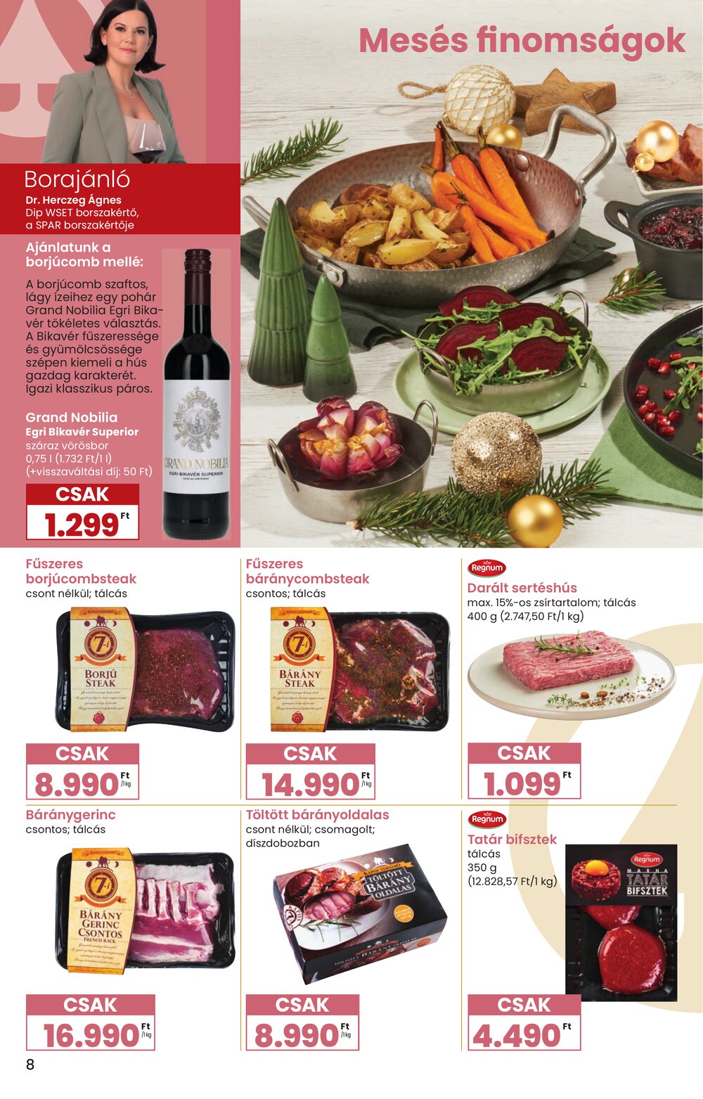 Spar akciós újság 2025.11.27-től - 8. oldal.