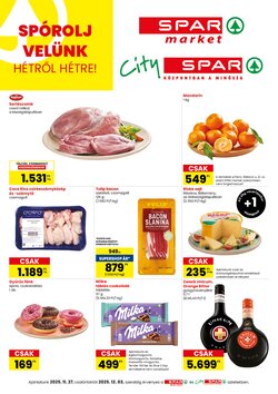 Spar Market akciós újság 2025.11.27-től
