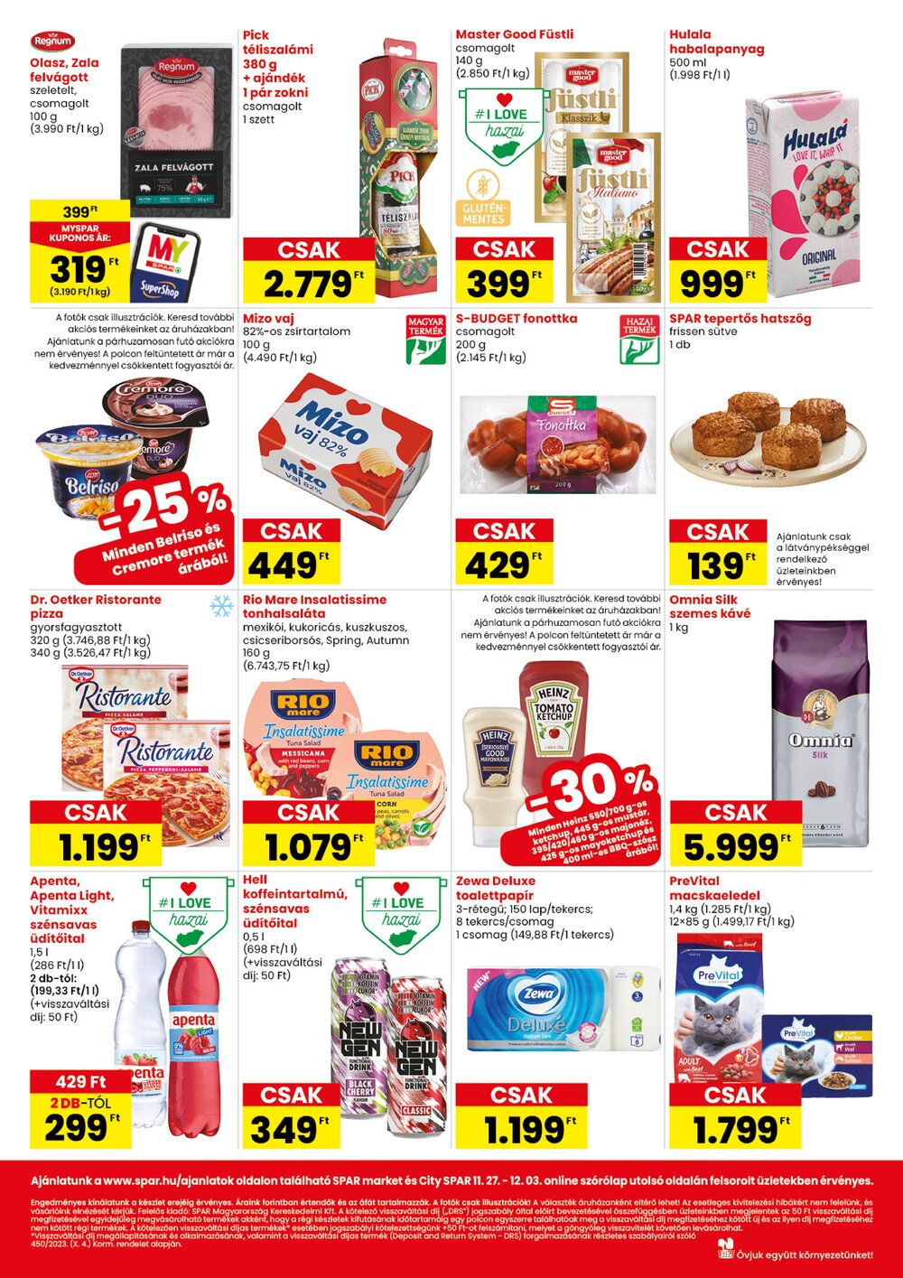 Spar Market akciós újság 2025.11.27-től - 2. oldal.