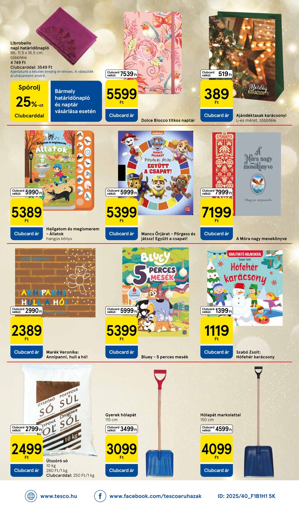 Tesco akciós újság 2025.11.27-től - 38. oldal.