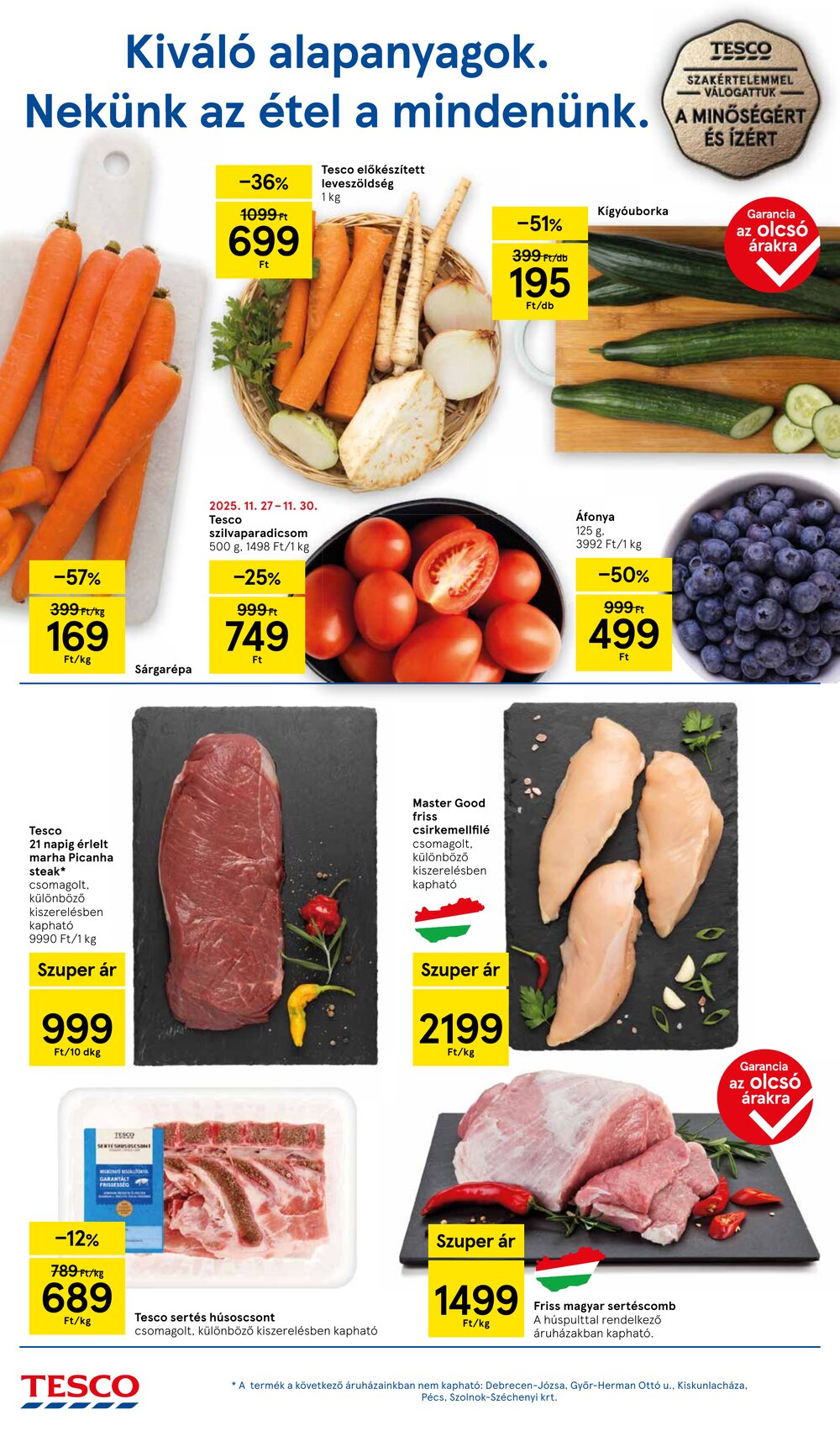 Tesco akciós újság 2025.11.27-től - 2. oldal.