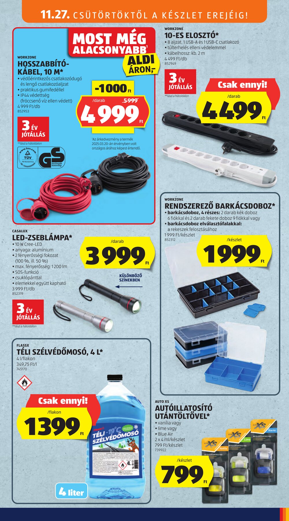 Aldi akciós újság 2025.11.27-től - 35. oldal.