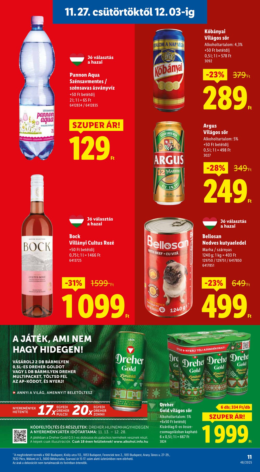 Lidl akciós újság 2025.11.27-től - 11. oldal.
