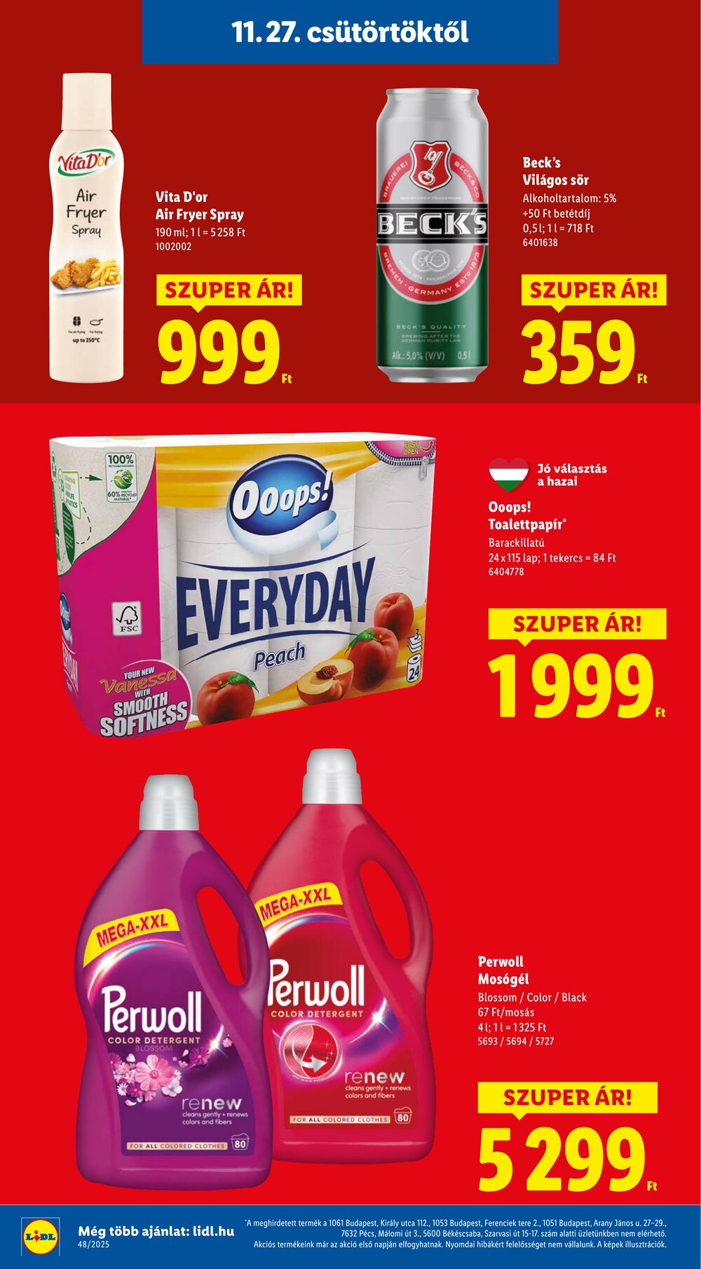 Lidl akciós újság 2025.11.27-től - 12. oldal.
