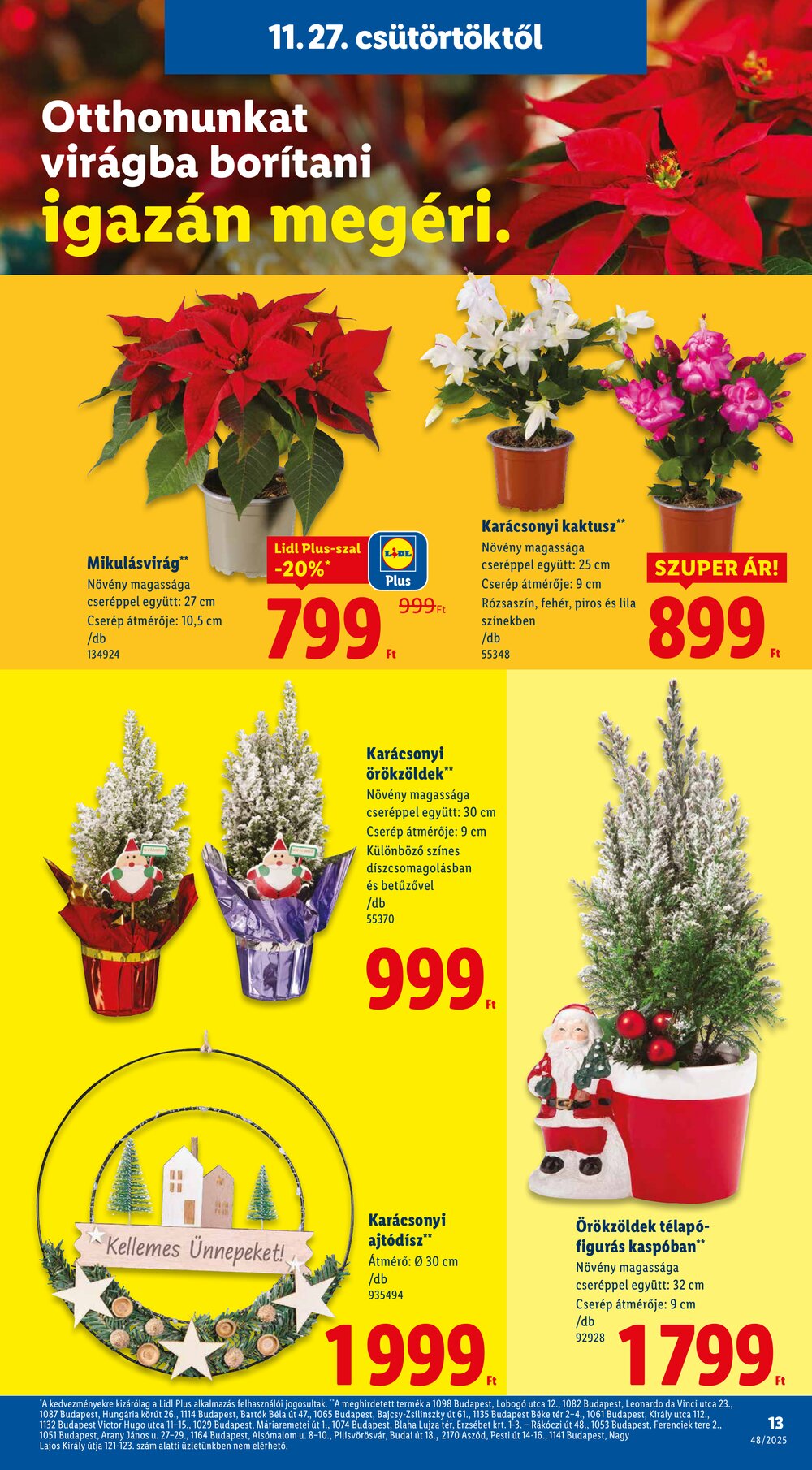 Lidl akciós újság 2025.11.27-től - 13. oldal.