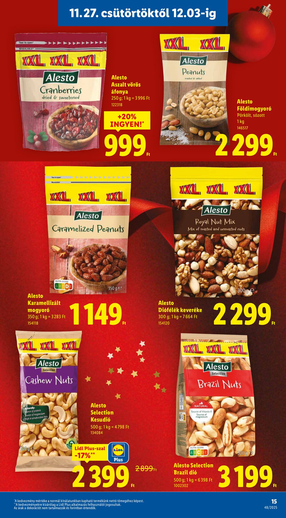 Lidl akciós újság 2025.11.27-től - 15. oldal.
