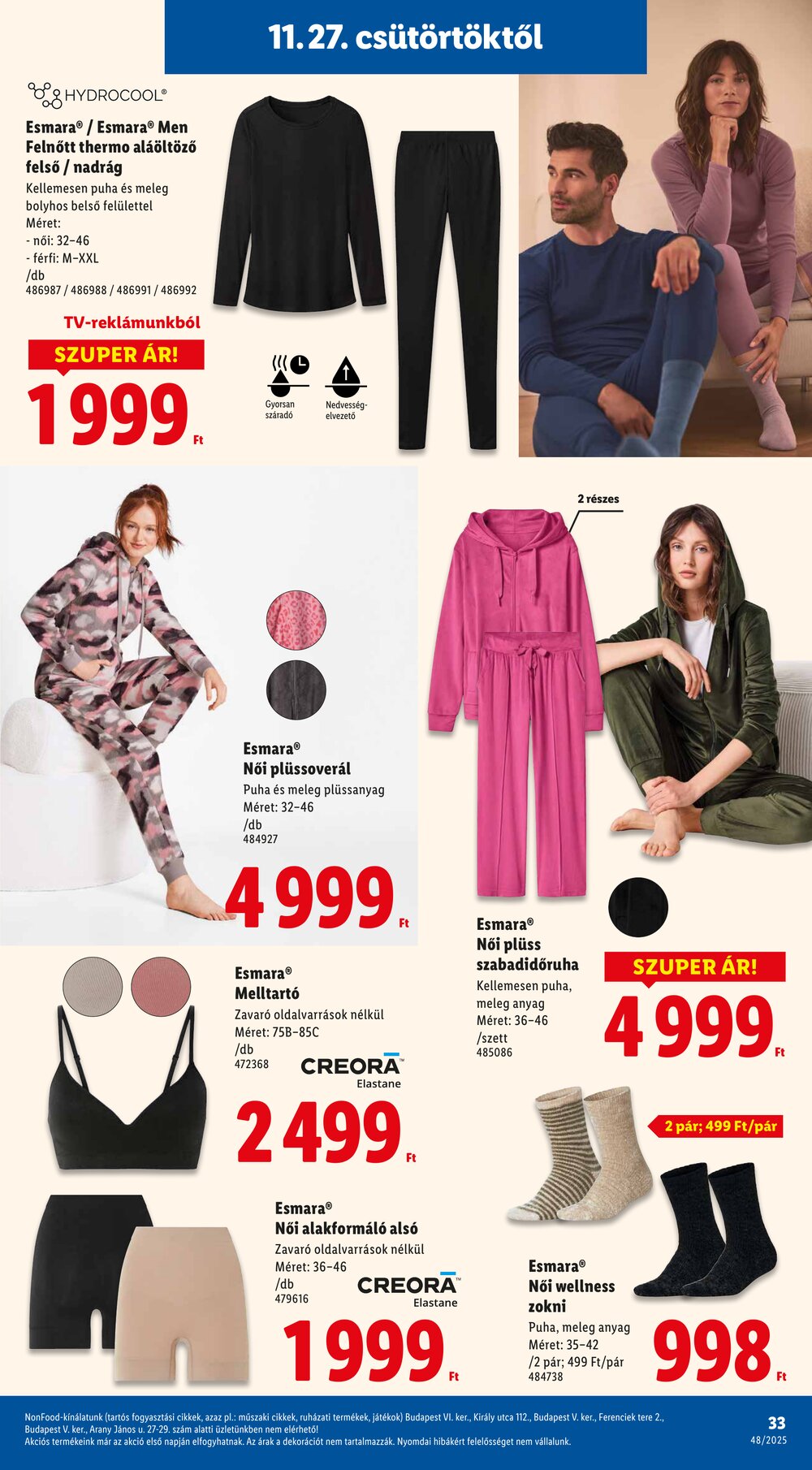 Lidl akciós újság 2025.11.27-től - 33. oldal.